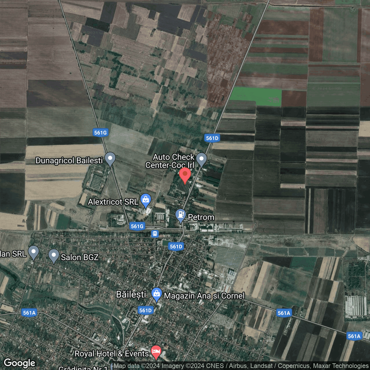 Poza harta hybrid, zoom 14, adresa Bailesti, Calea Craiovei, nr. 39, , judetul