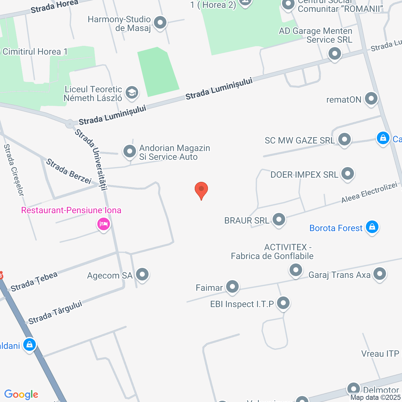 Poza harta streetview, zoom 16, adresa  strada Universității, Baia Mare, , judetul