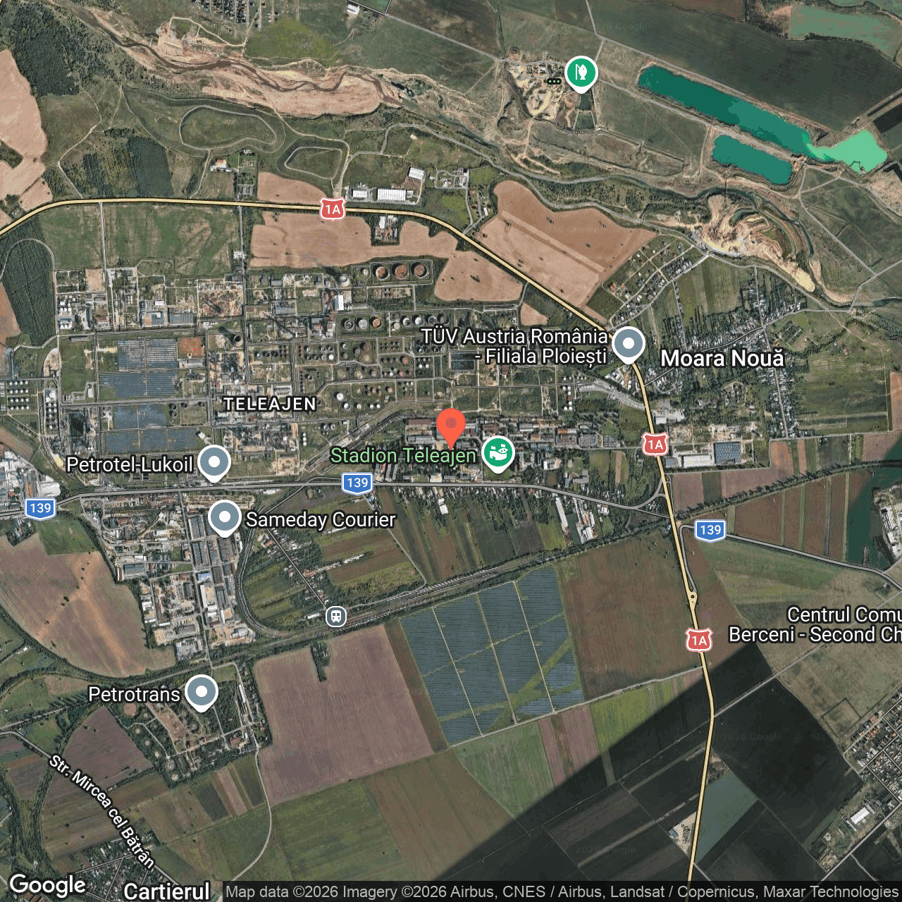 Poza harta hybrid, zoom 14, adresa Ploiesti, Str. Mihai Bravu, Nr. 243, , judetul