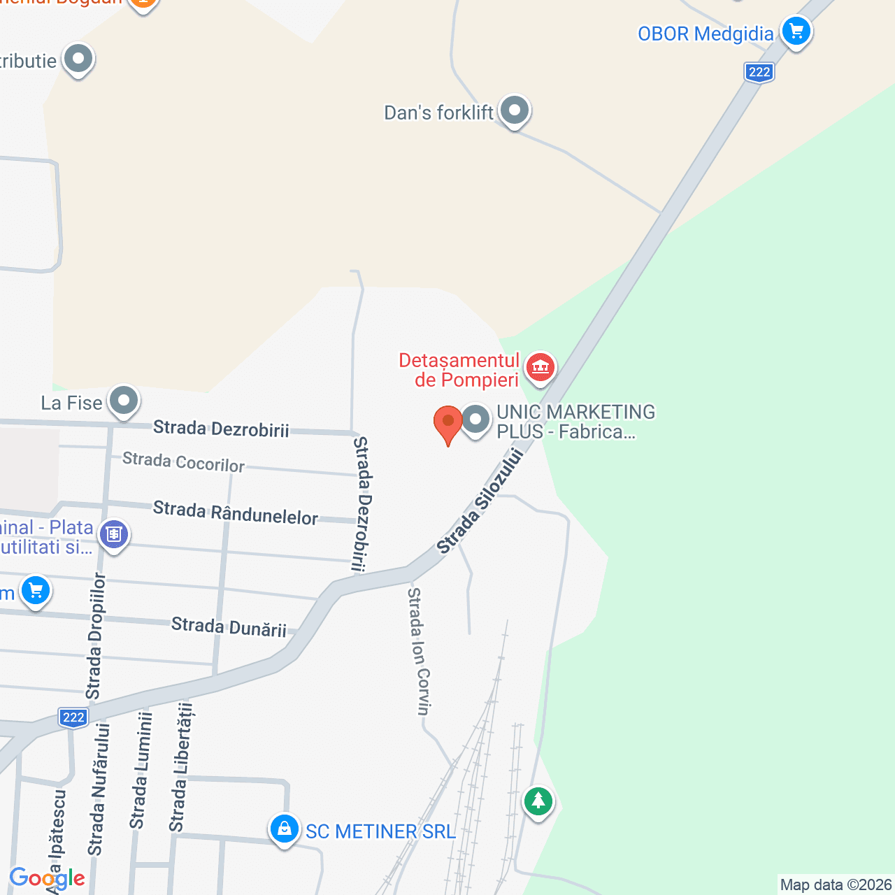 Poza harta streetview, zoom 16, adresa Medgidia strada Silozului, nr. 105A, , judetul