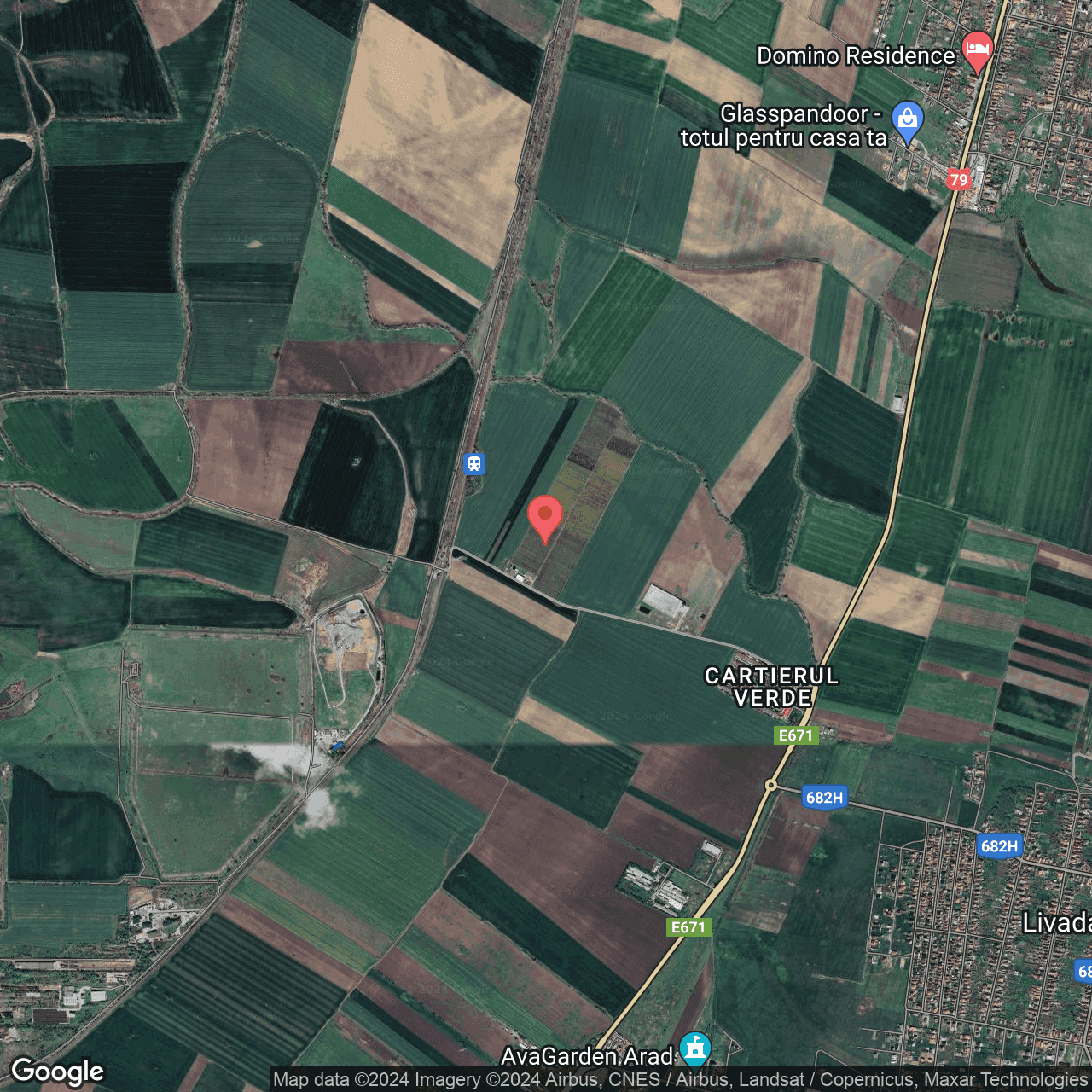 Poza harta hybrid, zoom 14, adresa Zimandu Nou, , judetul