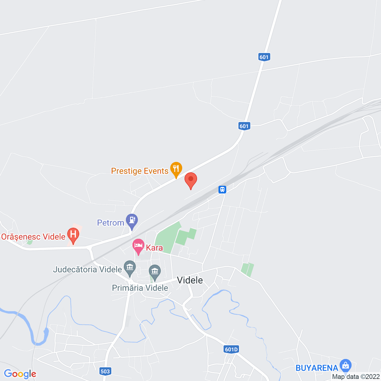 Poza harta streetview, zoom 14, adresa Videle, judetul Teleorman