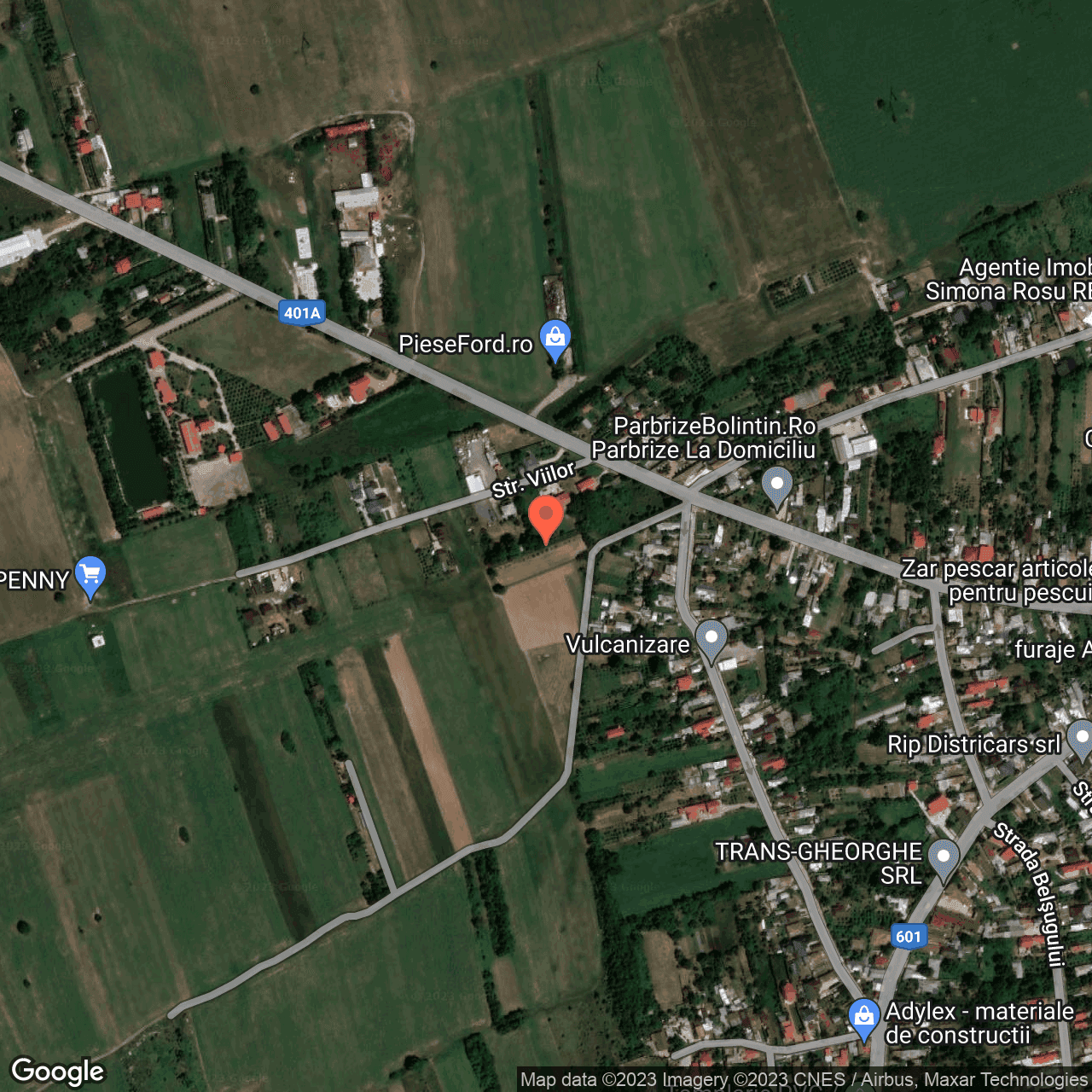 Poza harta hybrid, zoom 16, adresa Bolintin-Vale, , judetul