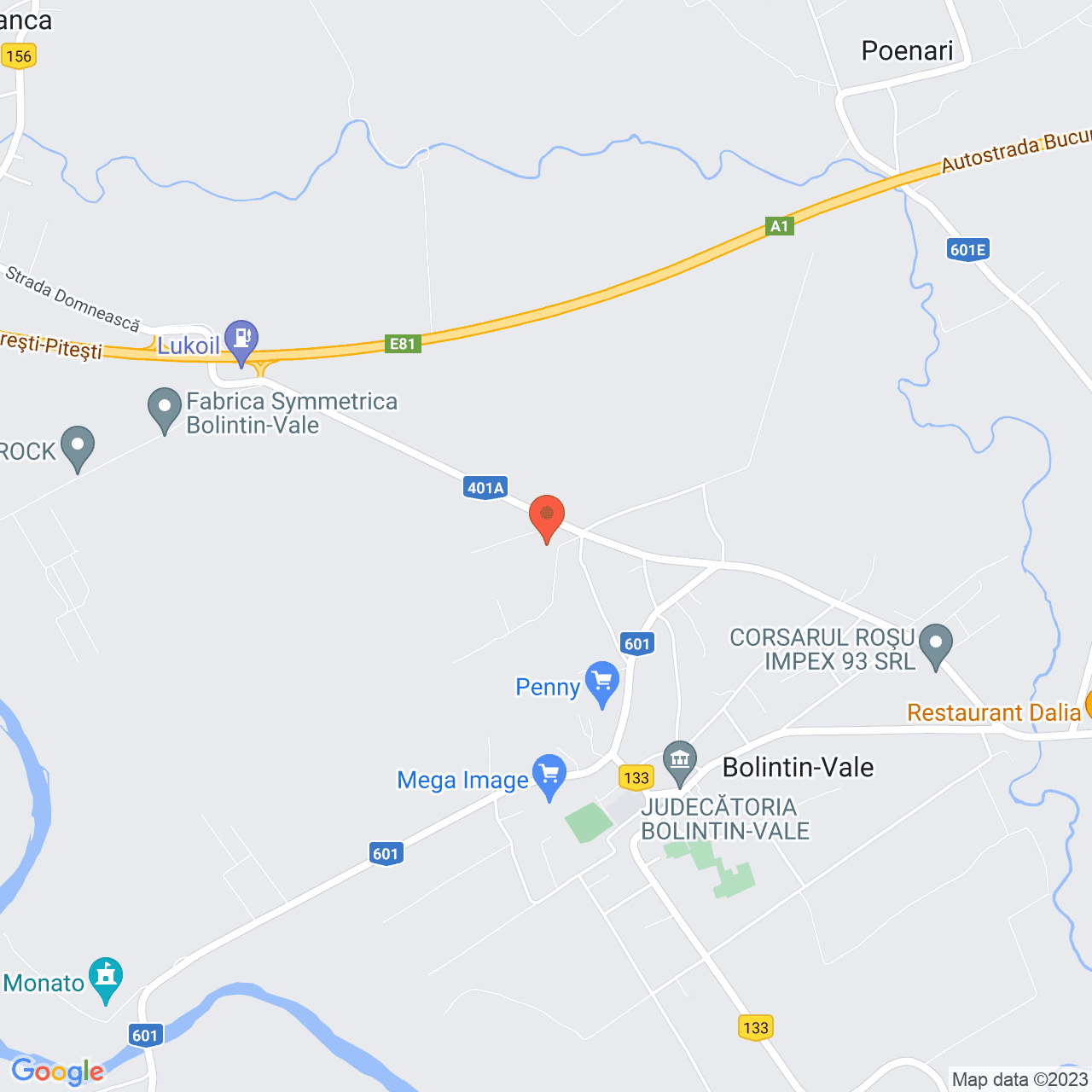 Poza harta streetview, zoom 14, adresa Bolintin-Vale, , judetul