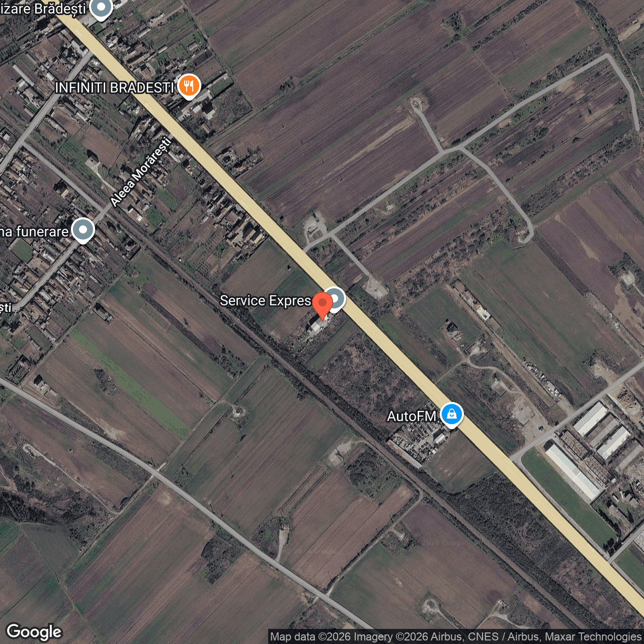 Poza harta hybrid, zoom 16, adresa Dolj, Bradesti, Str. Dr. Bradisteanu Nr. 200, , judetul