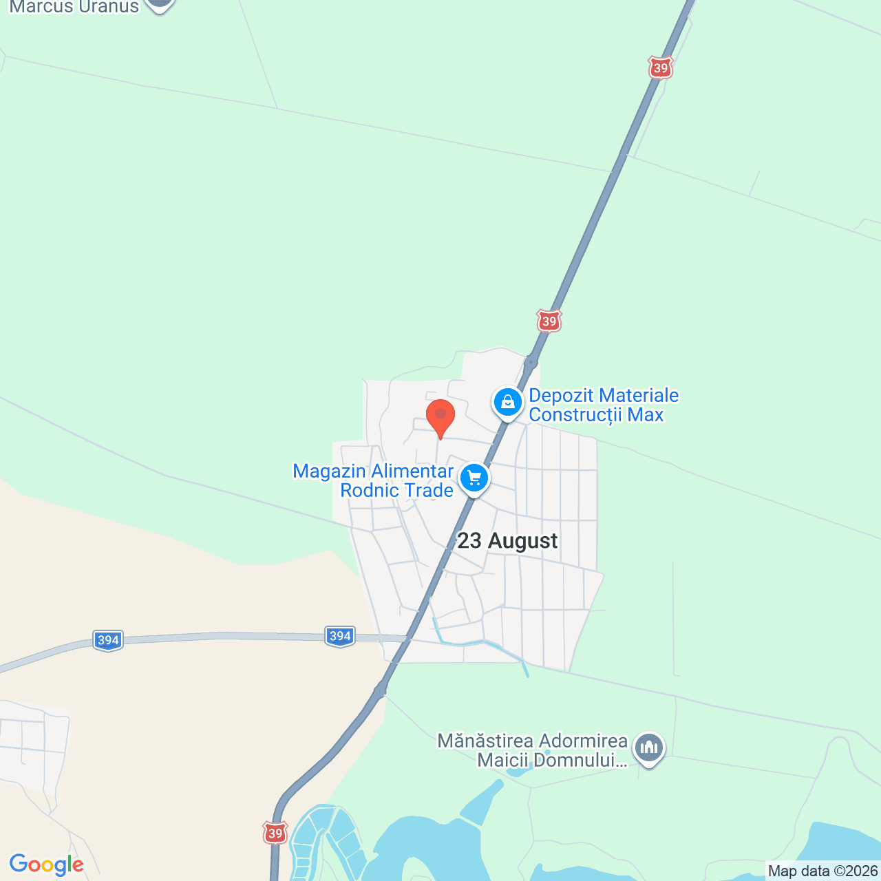 Poza harta streetview, zoom 14, adresa Str. Dan Deșliu, Nr. 4 23 August, , judetul