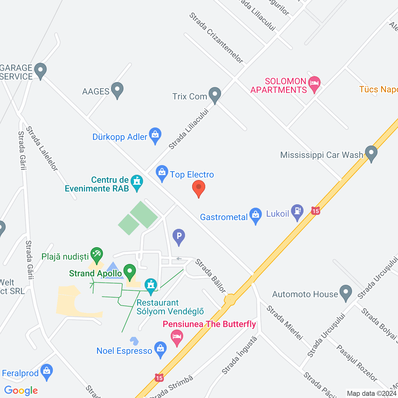 Poza harta streetview, zoom 16, adresa Sângeorgiu de Mureș, , judetul