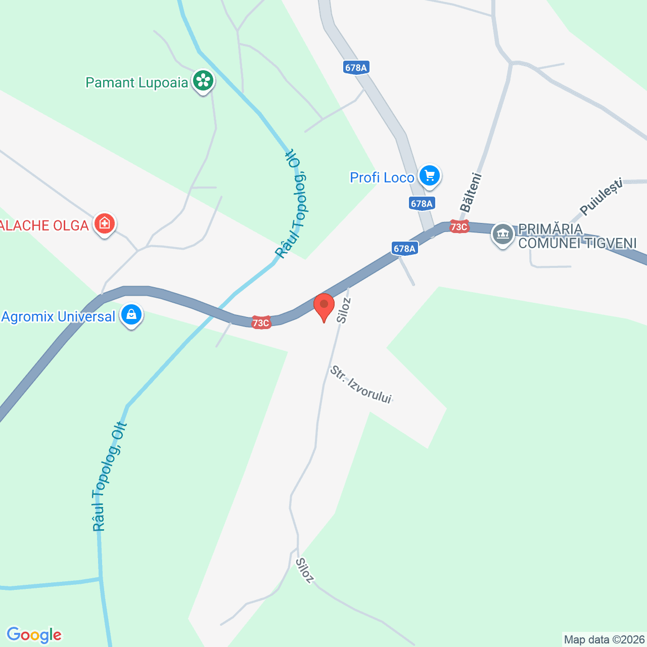 Poza harta streetview, zoom 16, adresa Tigveni Arges, , judetul