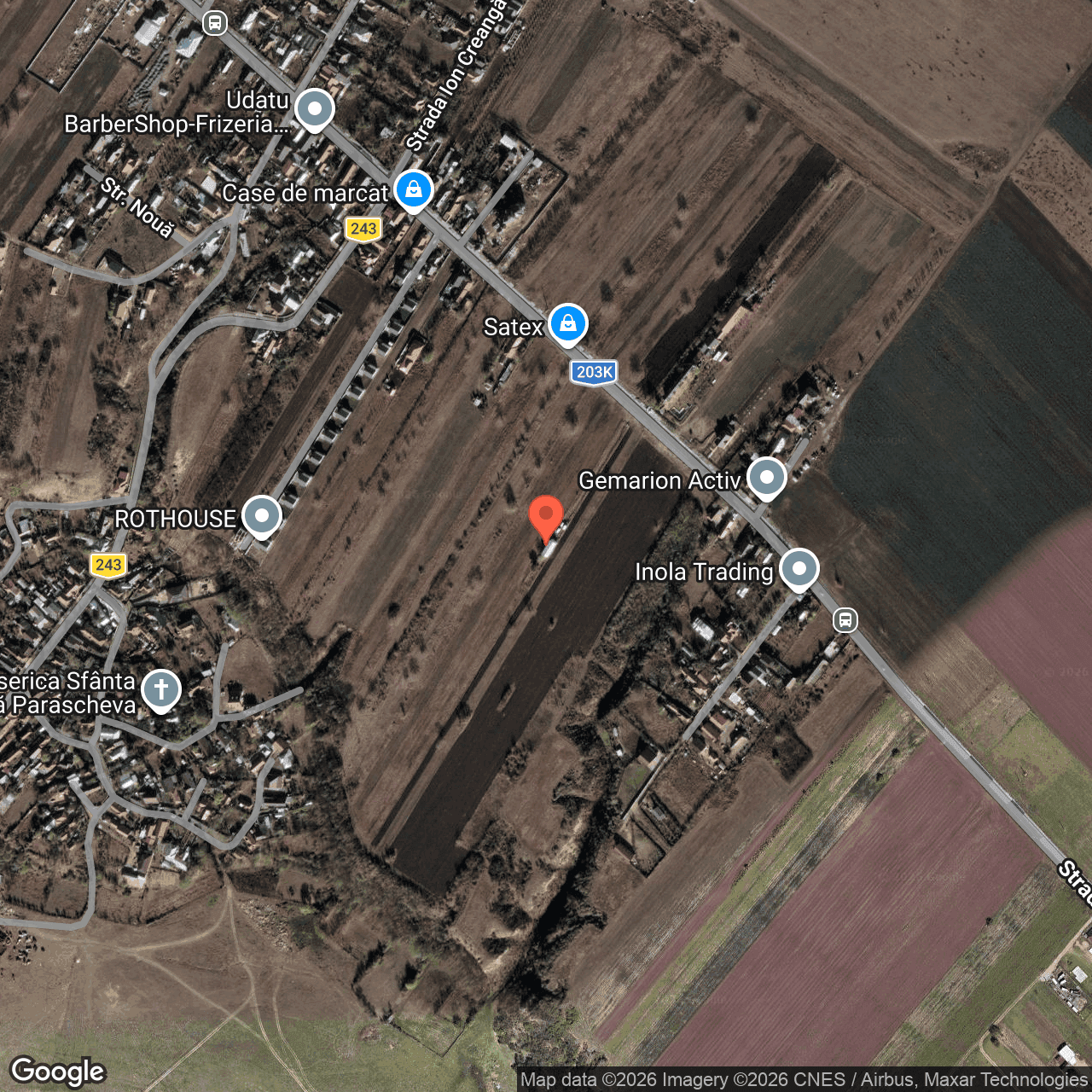 Poza harta hybrid, zoom 16, adresa Vadu Pasii, sat Focșănei, jud. Buzău, , judetul