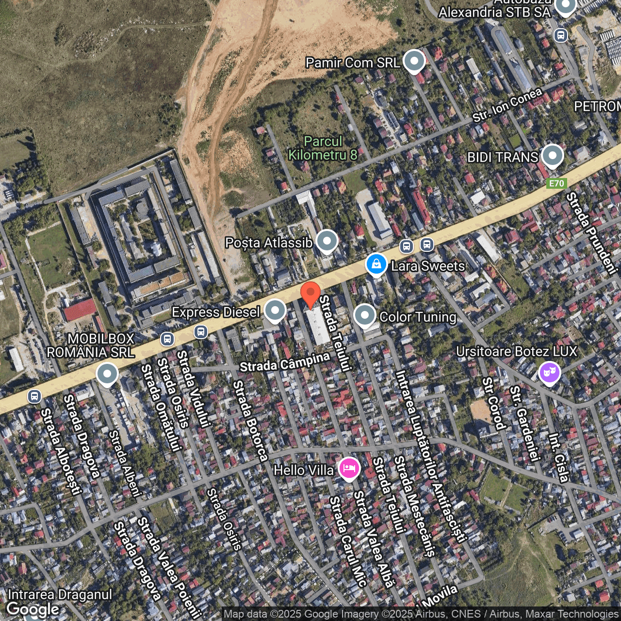 Poza harta hybrid, zoom 16, adresa Sos. Alexandriei, nr. 199 D, Sector 5, Bucuresti, , judetul