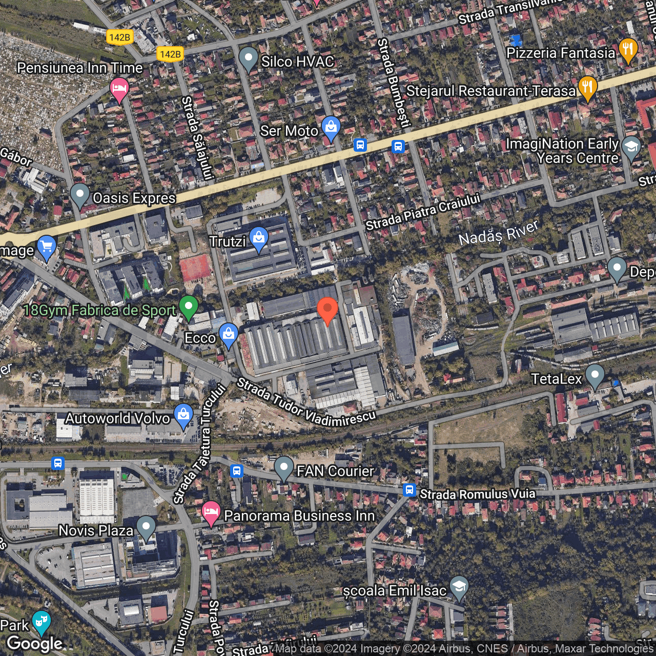 Poza harta hybrid, zoom 16, adresa Cluj-Napoca, str. Tudor Vladimirescu, nr. 16, , judetul