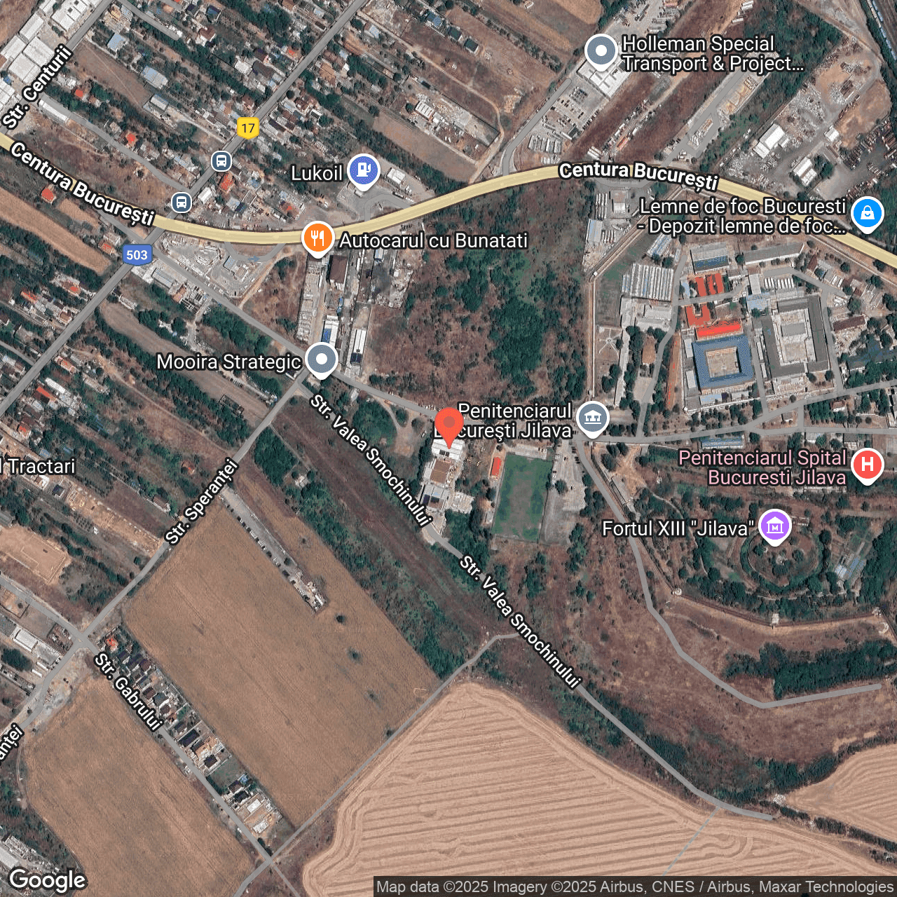 Poza harta hybrid, zoom 16, adresa Jilava, str. Sabarului 8C, , judetul