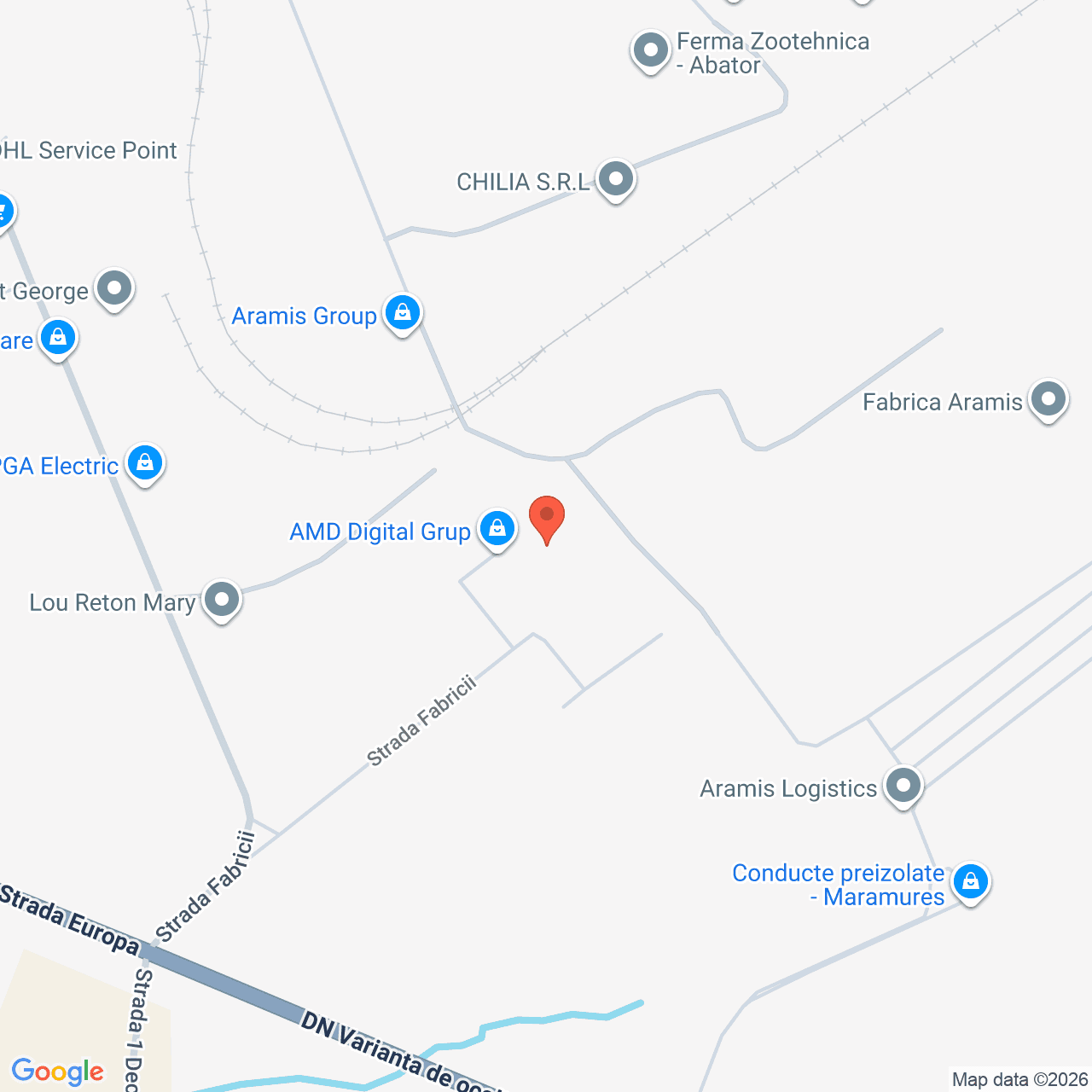 Poza harta streetview, zoom 16, adresa Baia Mare, str. Fabricii, jud. Maramureș, , judetul