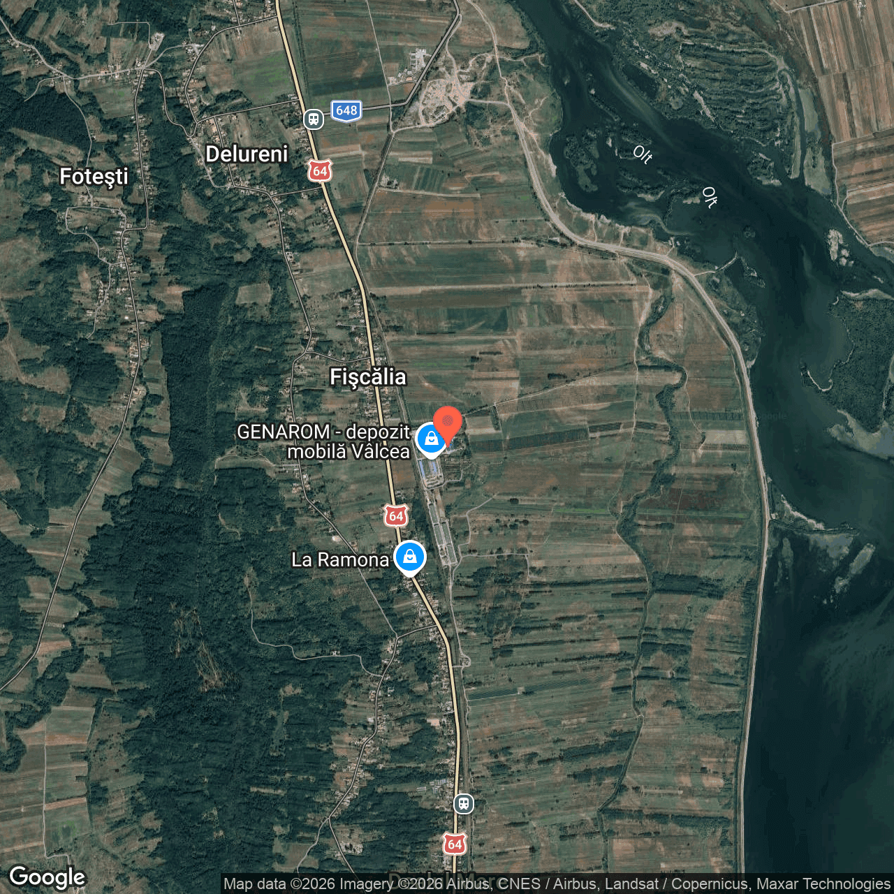 Poza harta hybrid, zoom 14, adresa Ionesti Valcea, , judetul