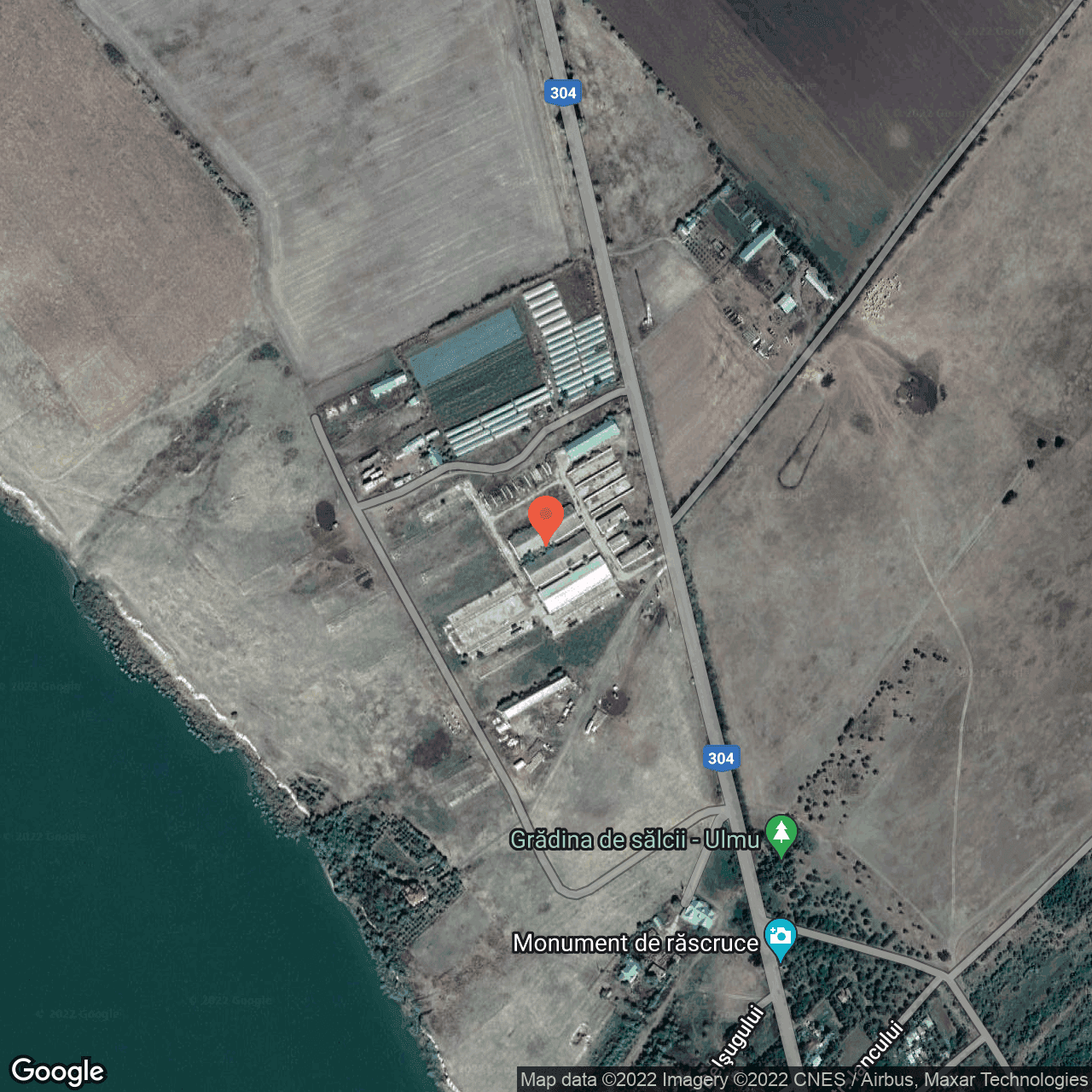 Poza harta hybrid, zoom 16, adresa Ulmu, judetul Calarasi