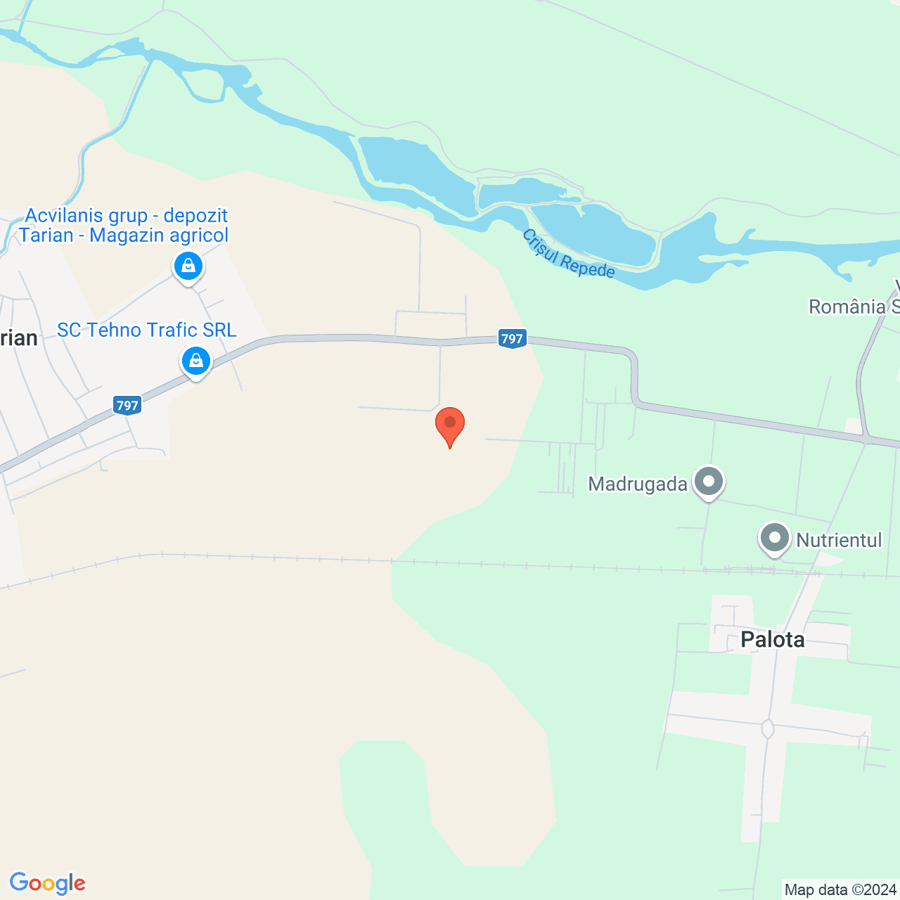 Poza harta streetview, zoom 14, adresa Santandrei Bihor, , judetul