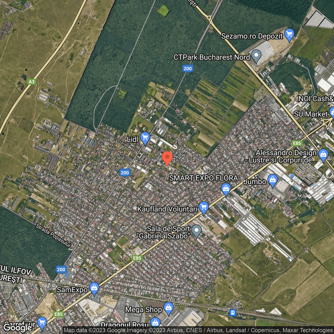 Poza harta hybrid, zoom 14, adresa Voluntari Strada Galata nr 46, , judetul