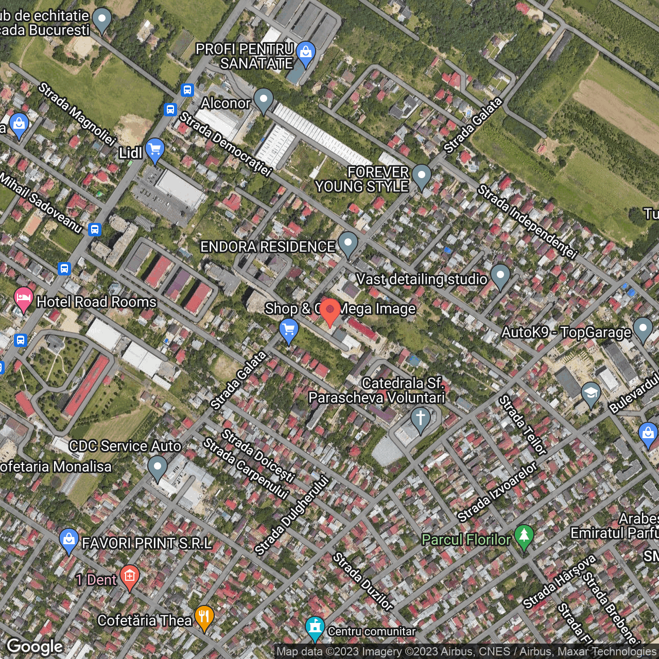 Poza harta hybrid, zoom 16, adresa Voluntari Strada Galata nr 46, , judetul