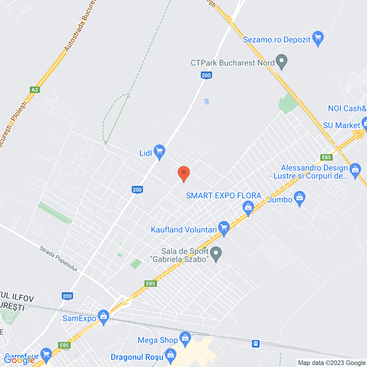 Poza harta streetview, zoom 14, adresa Voluntari Strada Galata nr 46, , judetul