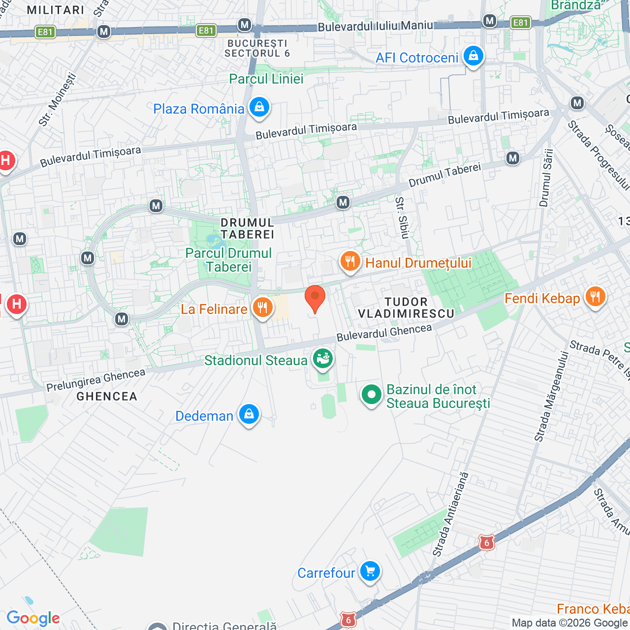 Poza harta streetview, zoom 14, adresa Bd. Ghencea nr. 134, Sector 6, București, , judetul