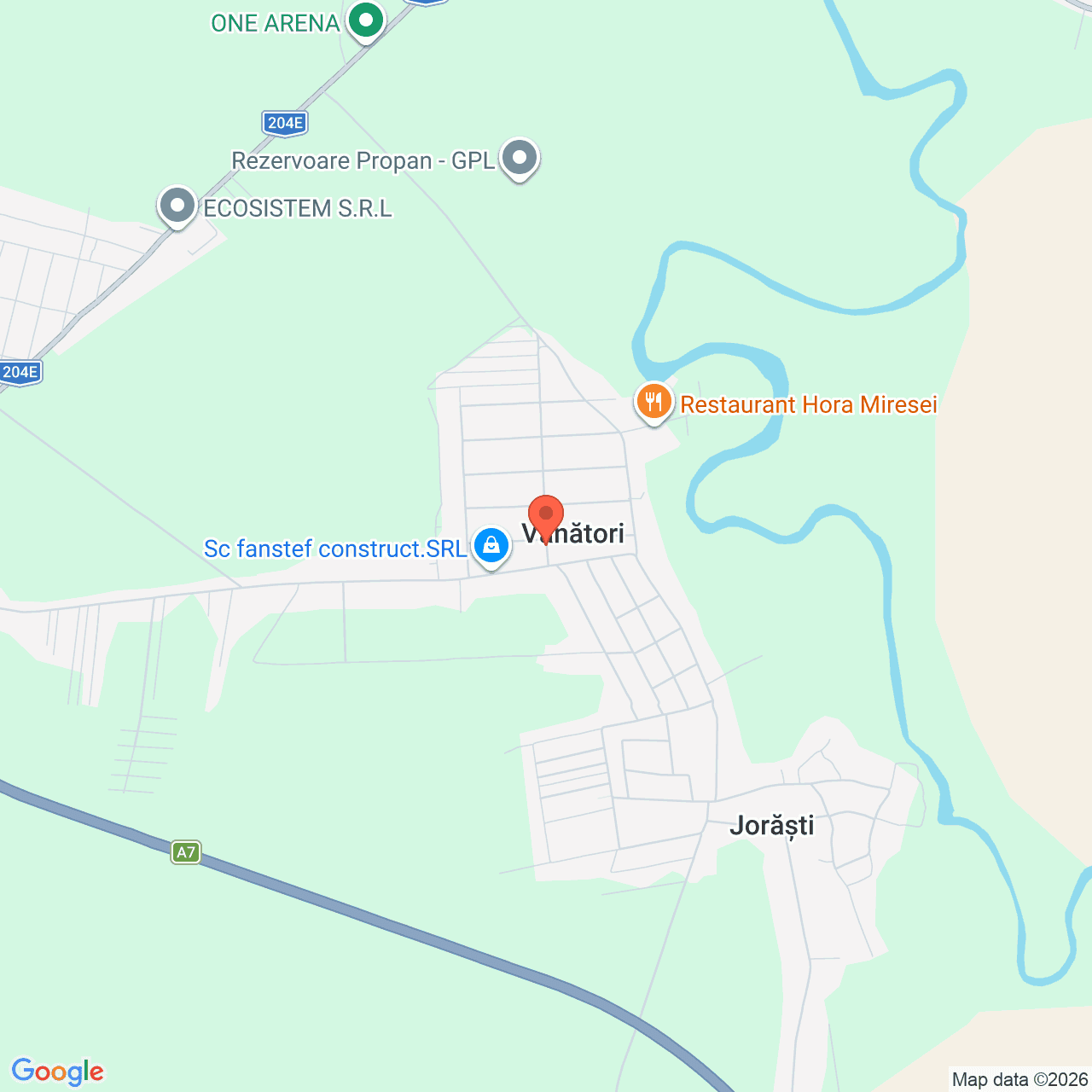 Poza harta streetview, zoom 14, adresa str. Primariei nr. 2, com. Vanatori, jud.Vrancea, , judetul
