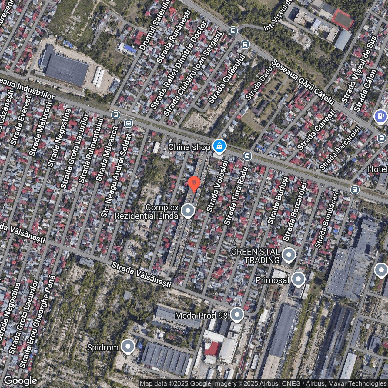 Poza harta hybrid, zoom 16, adresa București, Strada Industriilor nr.56, , judetul