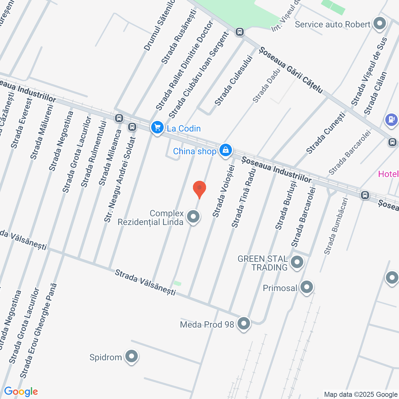 Poza harta streetview, zoom 16, adresa București, Strada Industriilor nr.56, , judetul