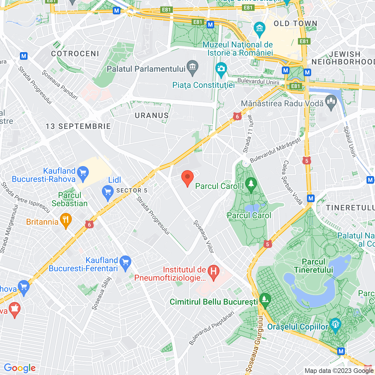 Poza harta streetview, zoom 14, adresa Dumitru Tacu 28 Bucuresti, , judetul