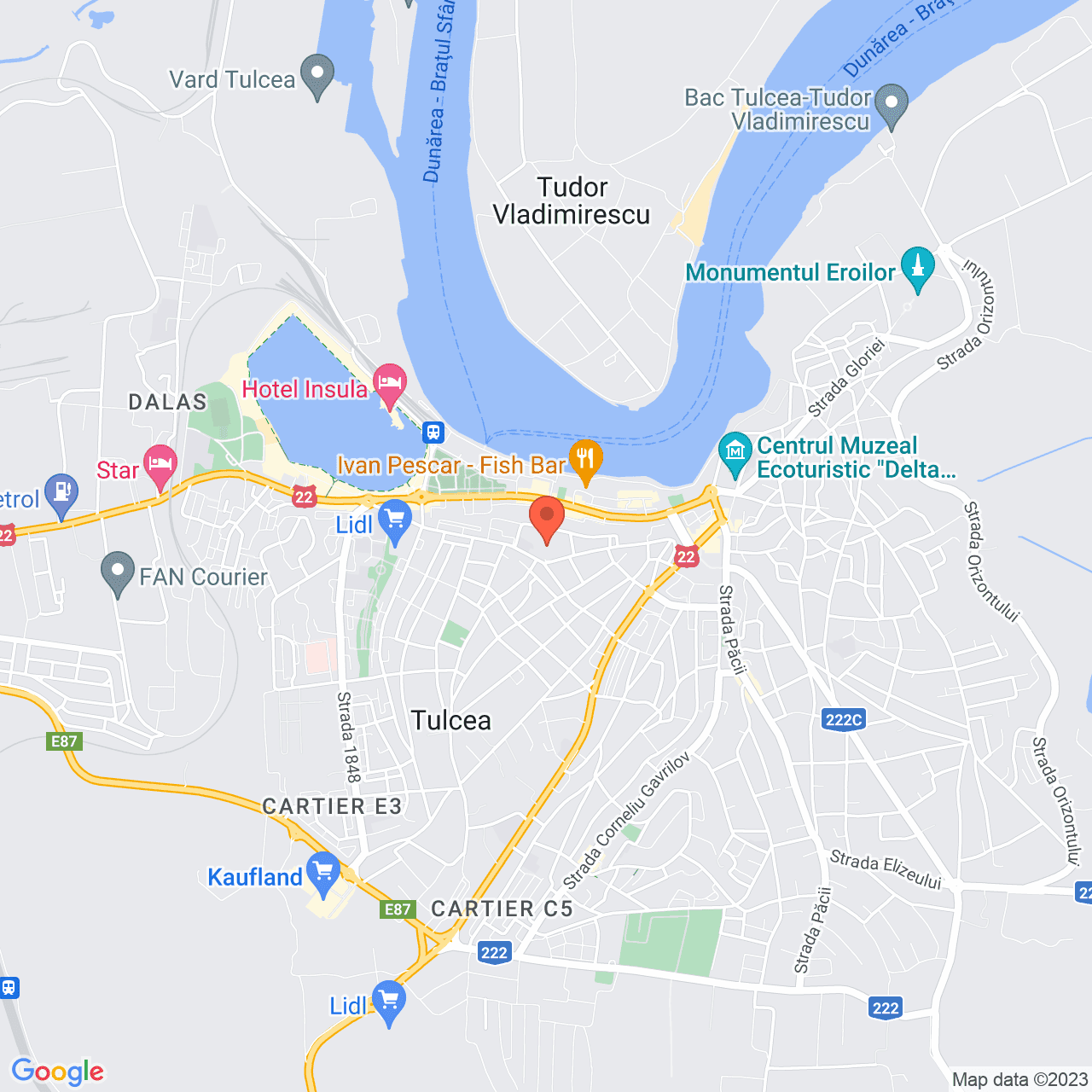 Poza harta streetview, zoom 14, adresa Str. Carpati, nr. 11, Tulcea, , judetul