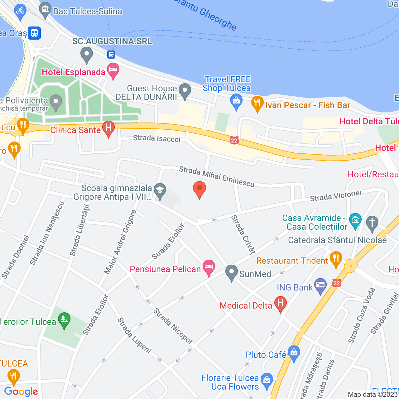 Poza harta streetview, zoom 16, adresa Str. Carpati, nr. 11, Tulcea, , judetul