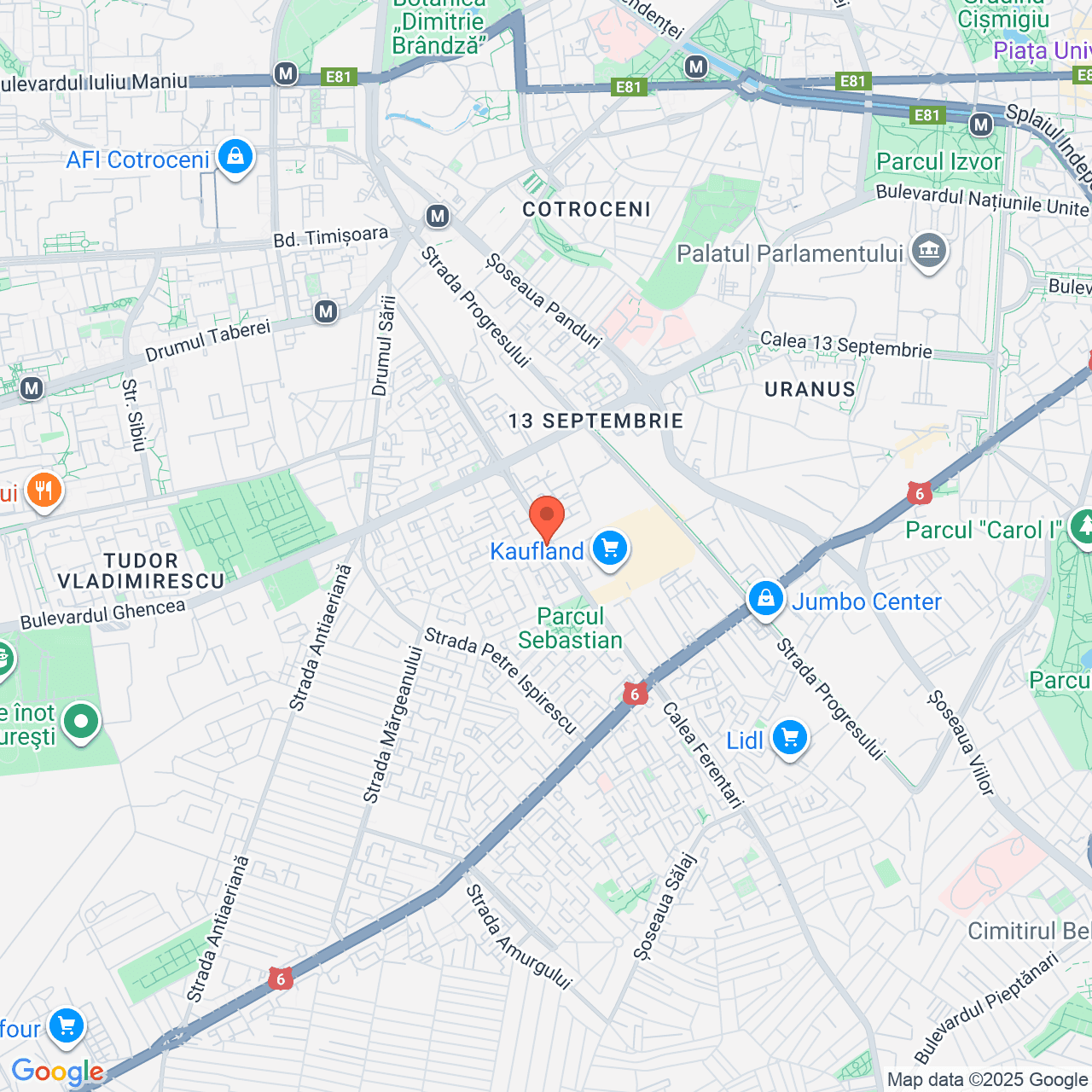 Poza harta streetview, zoom 14, adresa București, Str. Mihail Sebastian nr. 23E, , judetul