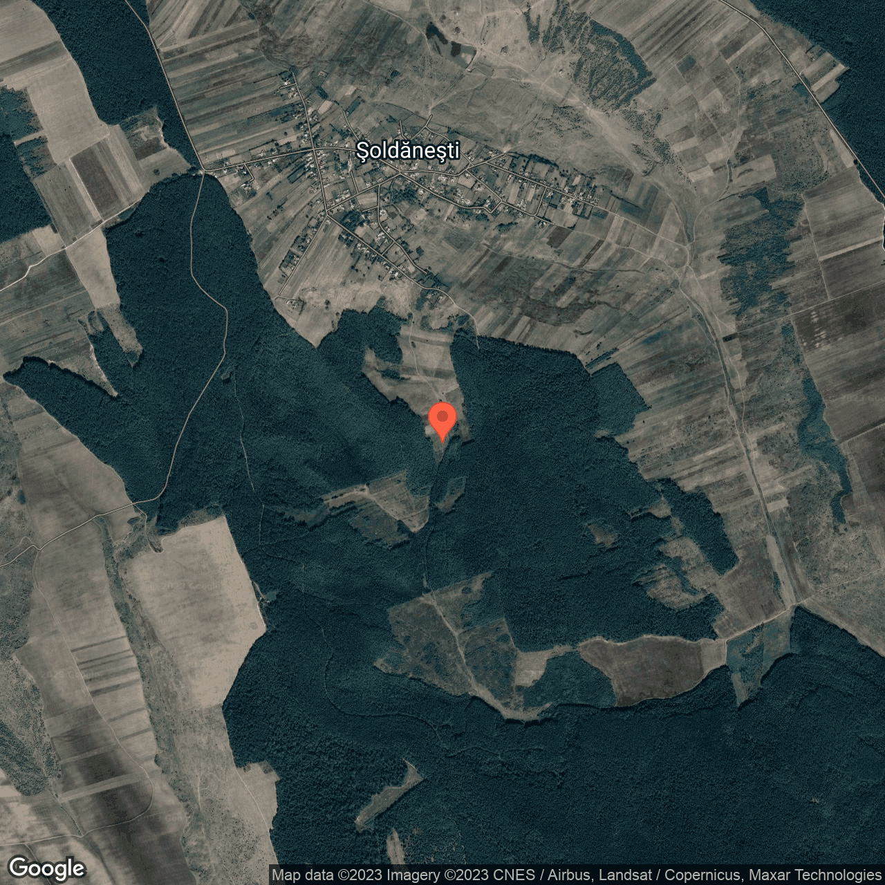 Poza harta hybrid, zoom 14, adresa BLANDESTI, , judetul