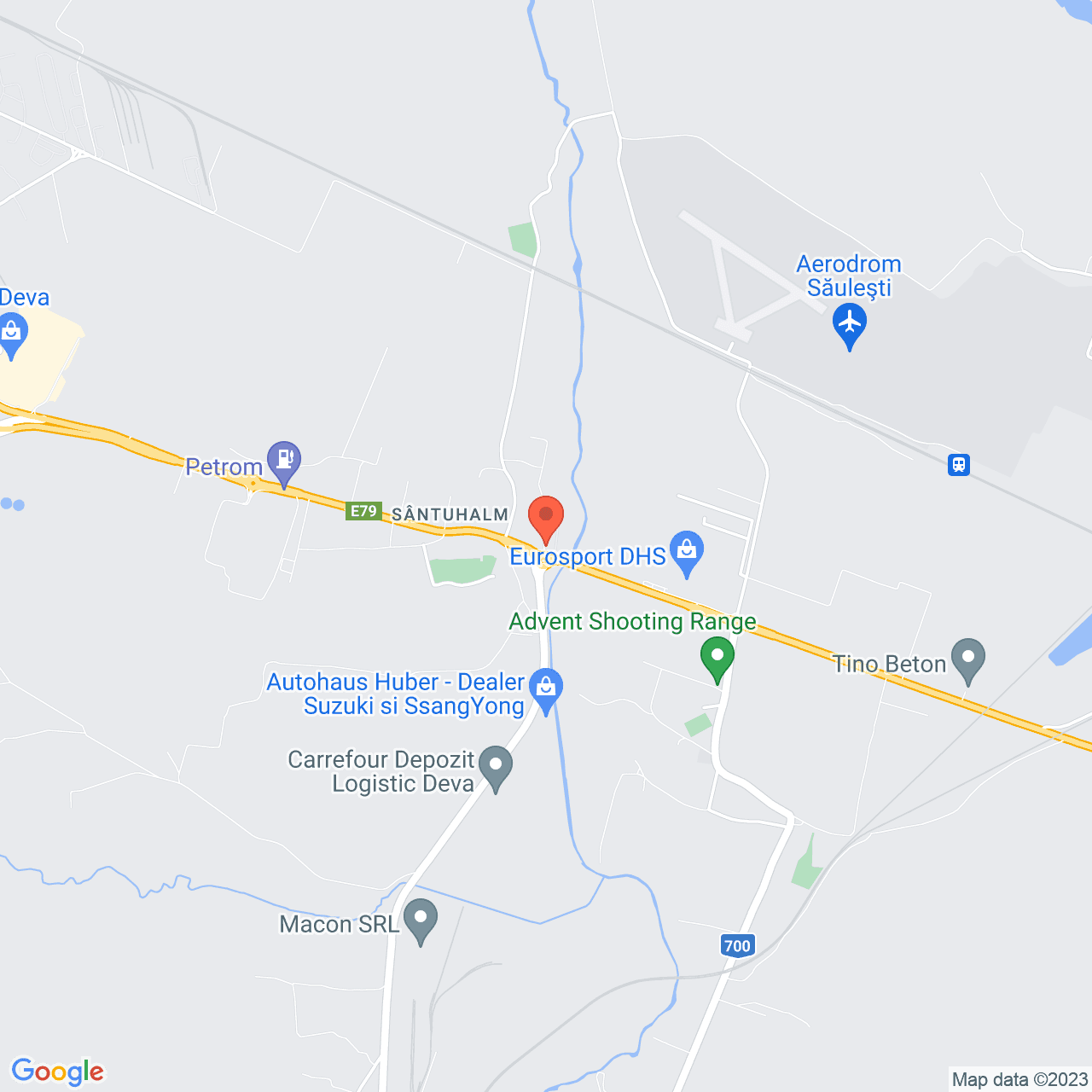 Poza harta streetview, zoom 14, adresa Santuhalm 1, , judetul