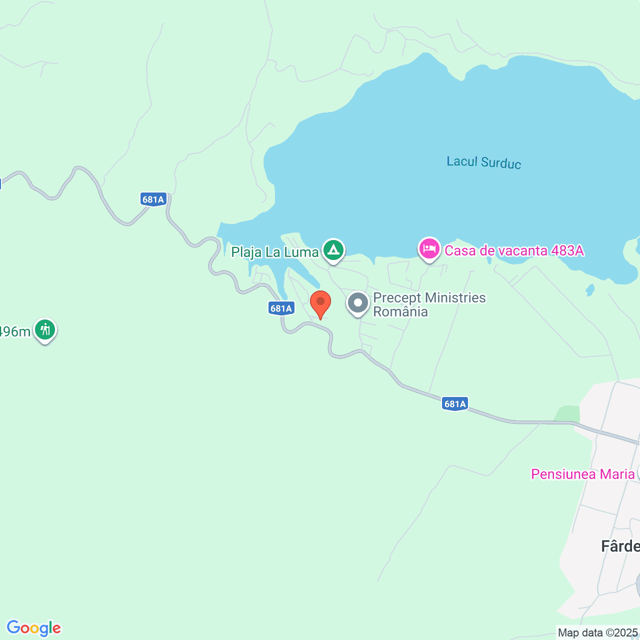 Poza harta streetview, zoom 14, adresa Fardea, jud. Timis, , judetul