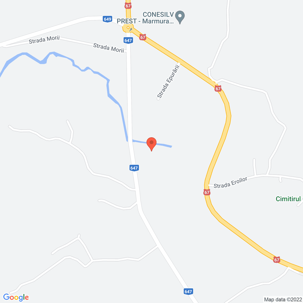 Poza harta streetview, zoom 16, adresa Gurisoara, judetul Valcea