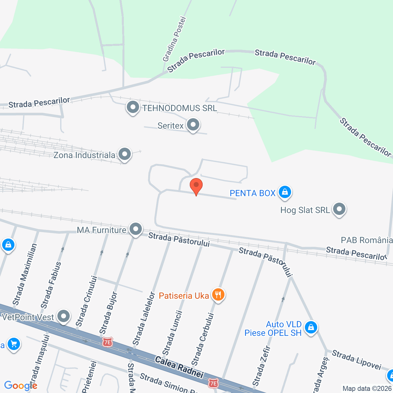 Poza harta streetview, zoom 16, adresa Arad, str. Gradina Poștei, nr. 1, , judetul