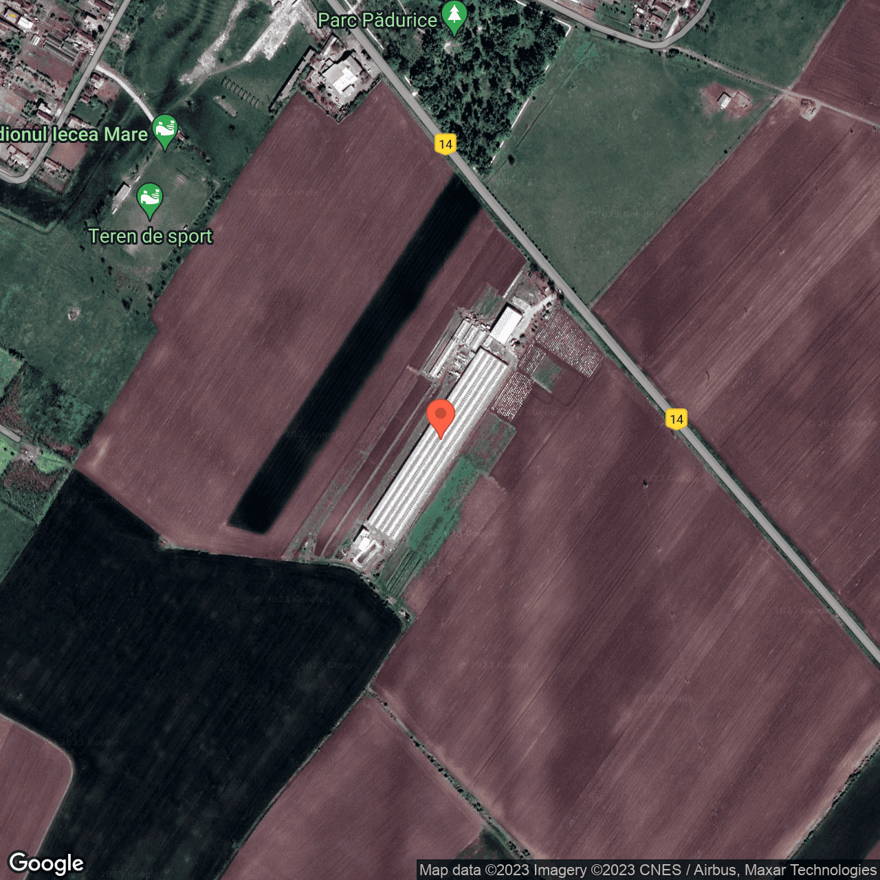 Poza harta hybrid, zoom 16, adresa Iecea Mare, , judetul