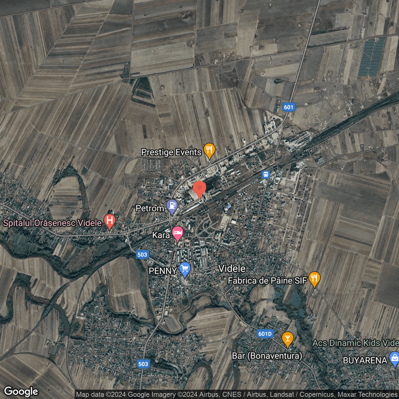 Poza harta hybrid, zoom 14, adresa str. Depozitelor Videle, , judetul