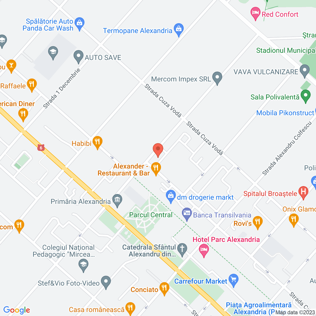 Poza harta streetview, zoom 16, adresa Alexandria Teleorman, , judetul