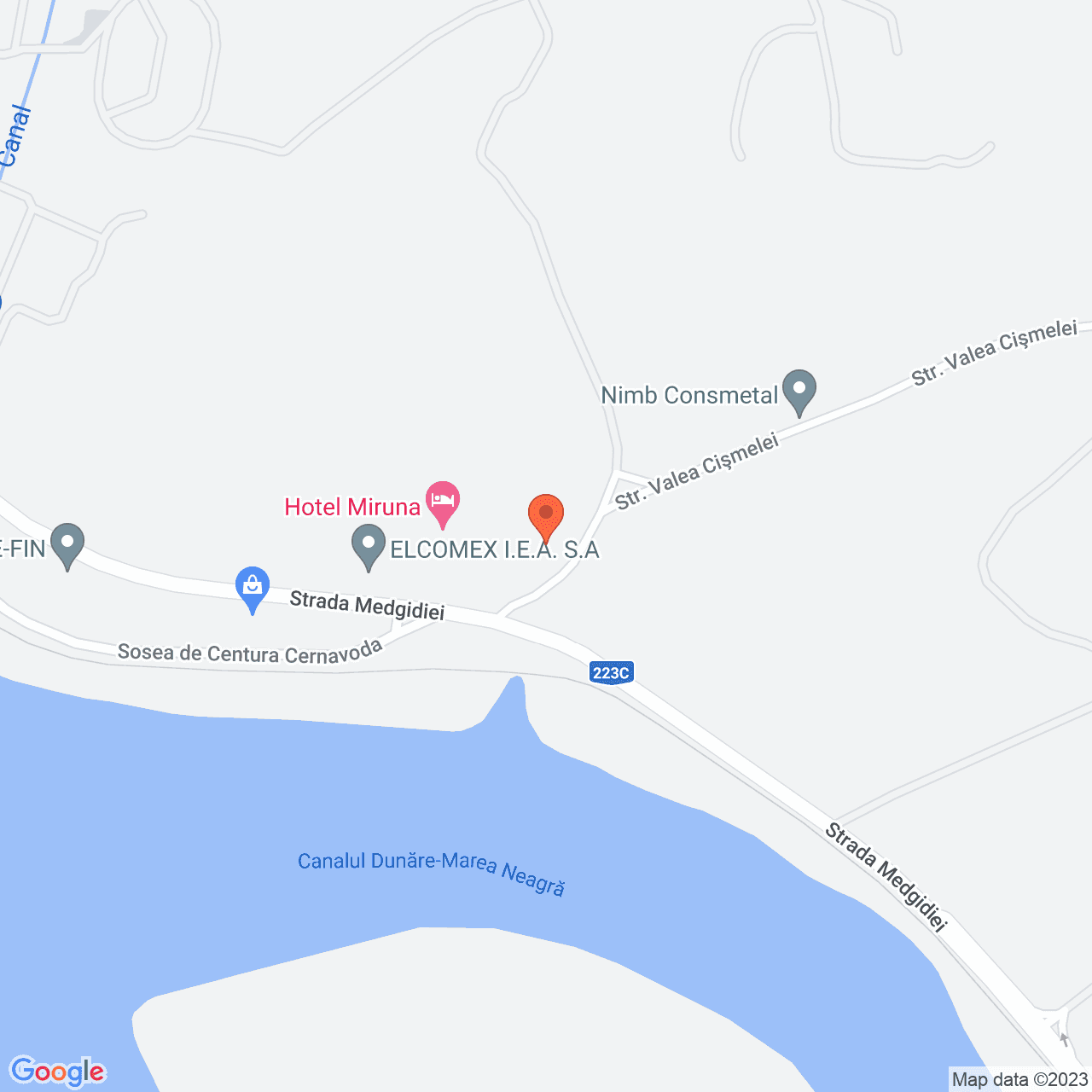 Poza harta streetview, zoom 16, adresa Cernavoda, Str. Valea Cimelei, nr. 1, , judetul