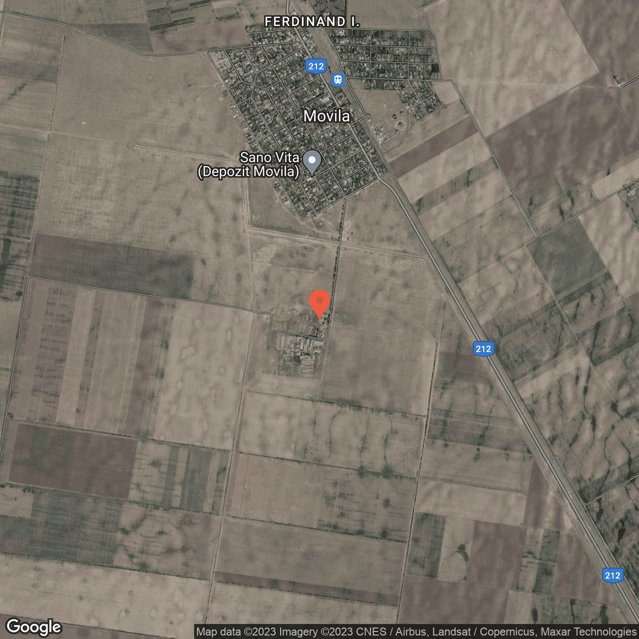 Poza harta hybrid, zoom 14, adresa Movila Ialomita, , judetul