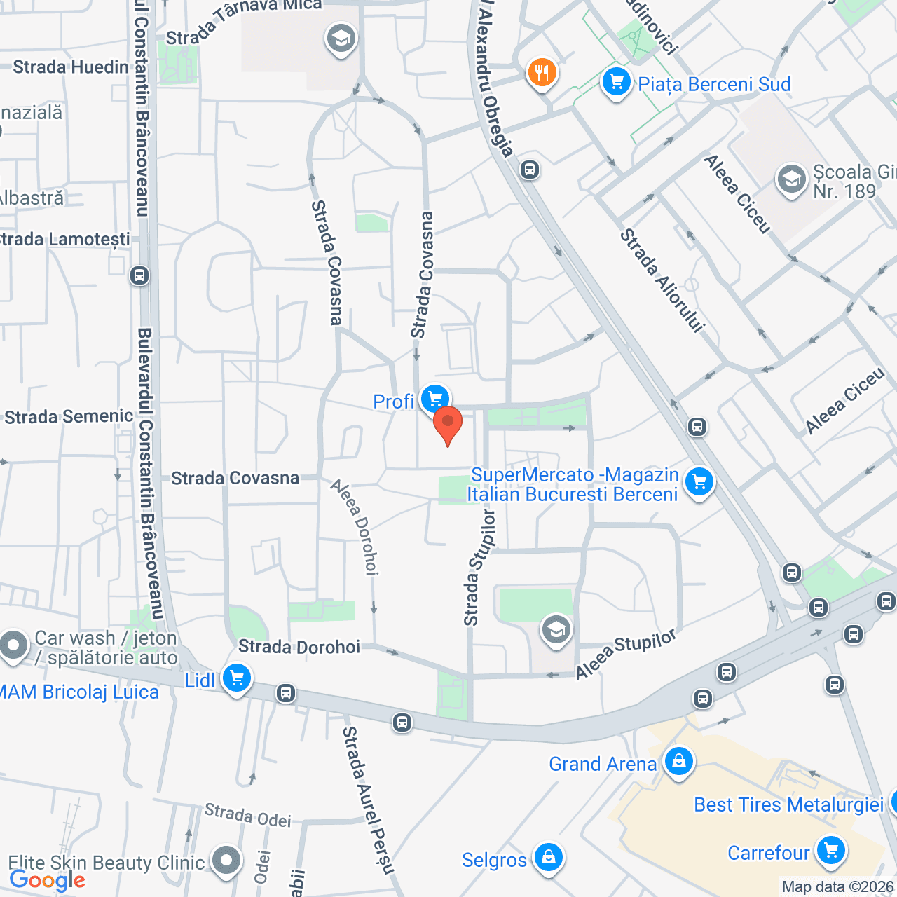 Poza harta streetview, zoom 16, adresa Piata Covasna, Sector 4 Bucuresti, , judetul