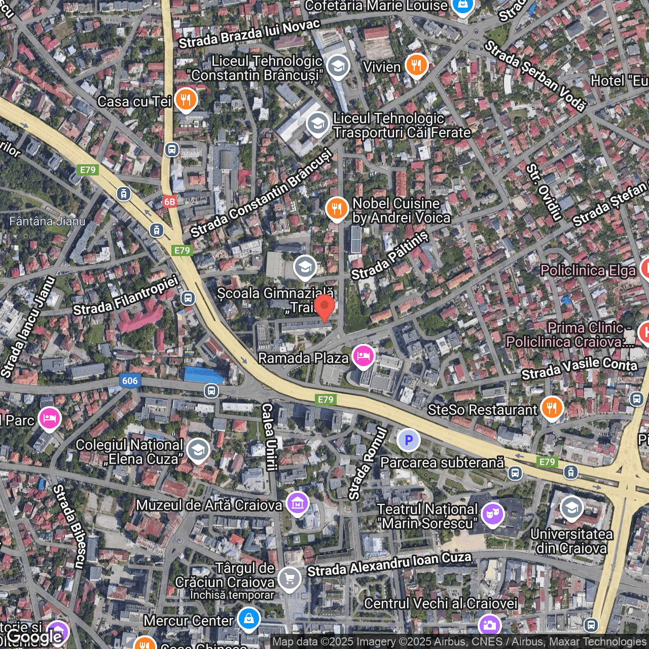 Poza harta hybrid, zoom 16, adresa Craiova, str. Piata Unirii, , judetul