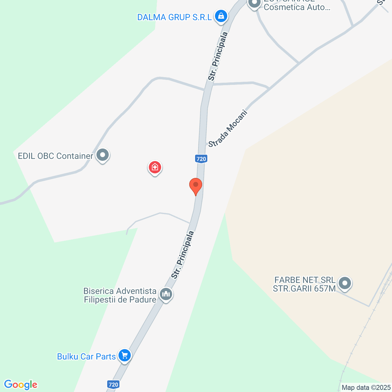 Poza harta streetview, zoom 16, adresa Filipestii de Padure, str. Principala, nr. 448, , judetul