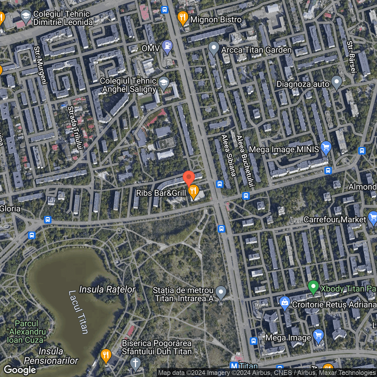 Poza harta hybrid, zoom 16, adresa Bucuresti, str. Constantin Brancusi 13, , judetul