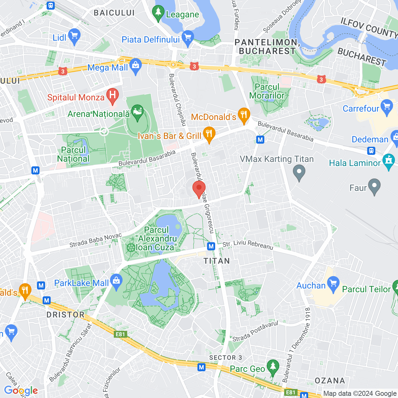 Poza harta streetview, zoom 14, adresa Bucuresti, str. Constantin Brancusi 13, , judetul