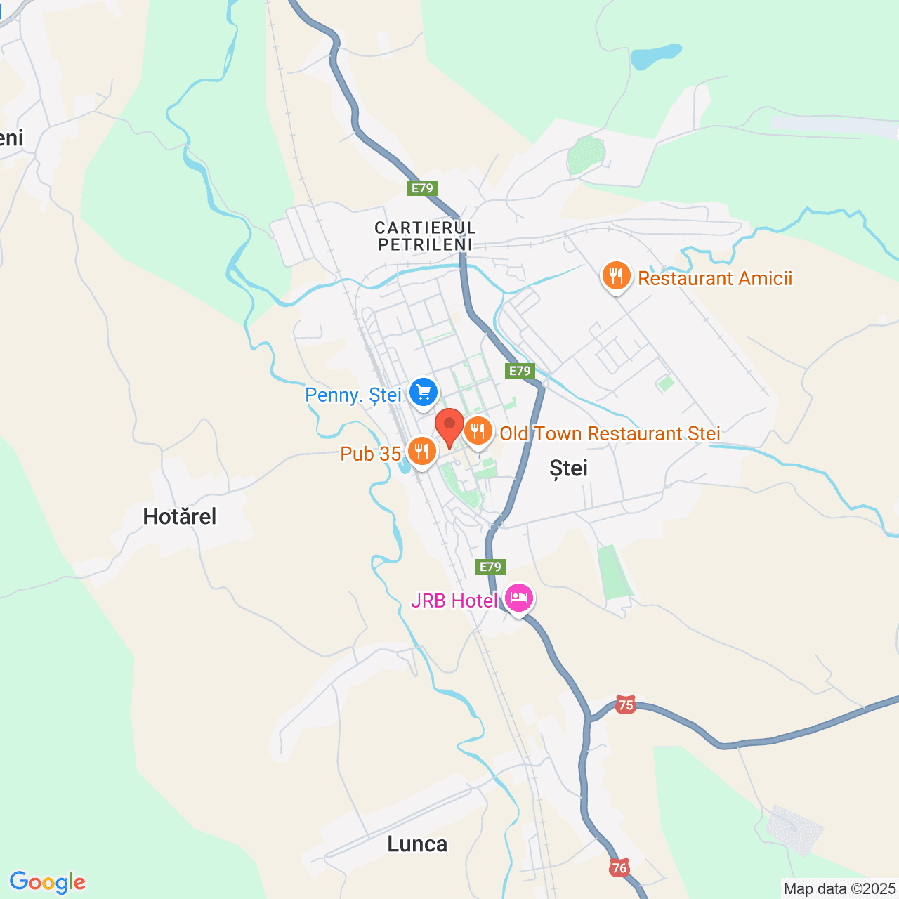 Poza harta streetview, zoom 14, adresa Stei str. Cuza Voda nr.6, , judetul