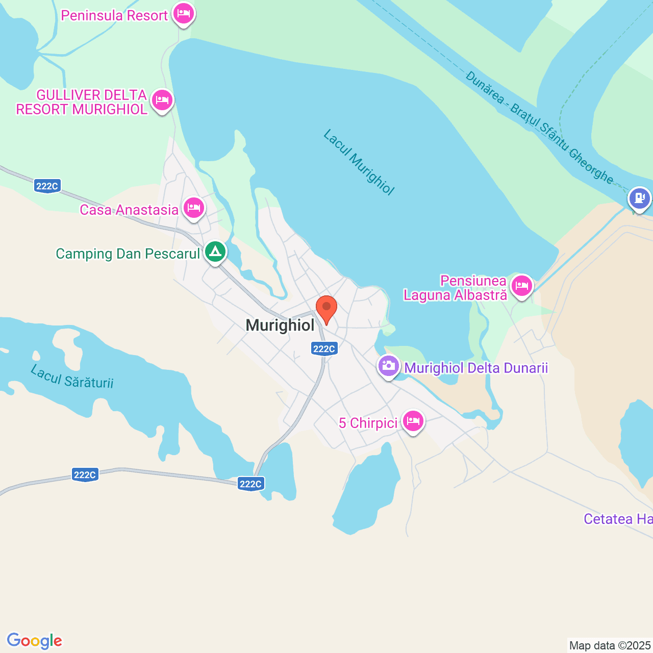 Poza harta streetview, zoom 14, adresa Murighiol Tulcea, , judetul