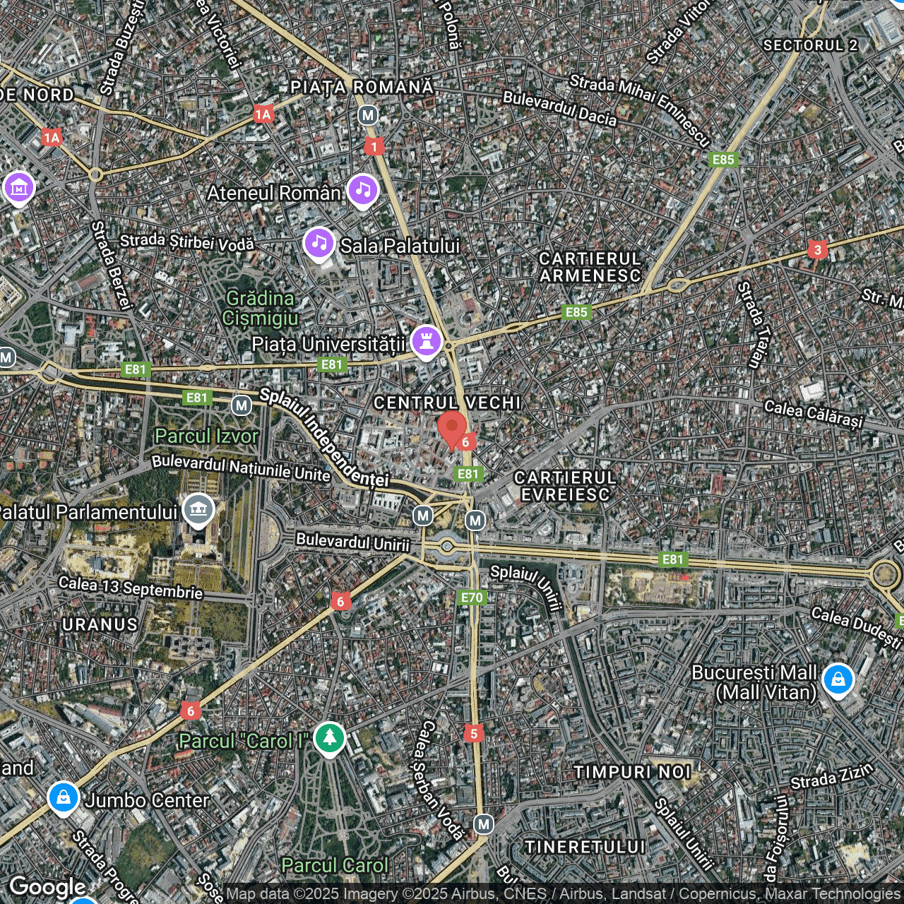 Poza harta hybrid, zoom 14, adresa Bucuresti, str. Gabroveni nr.22, , judetul