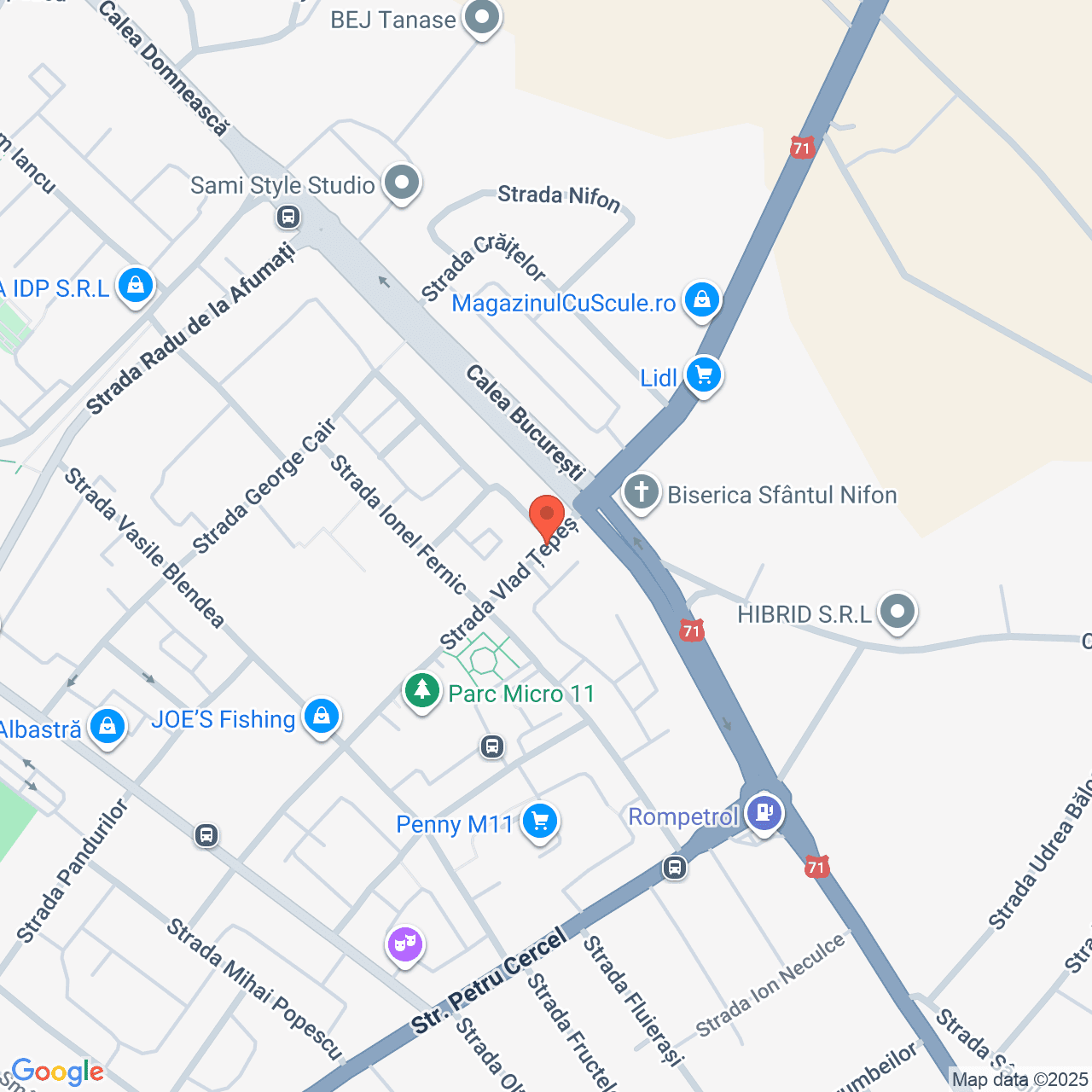 Poza harta streetview, zoom 16, adresa Targoviste, Strada Vlad Tepes, Nr 10, Bloc N1C, , judetul